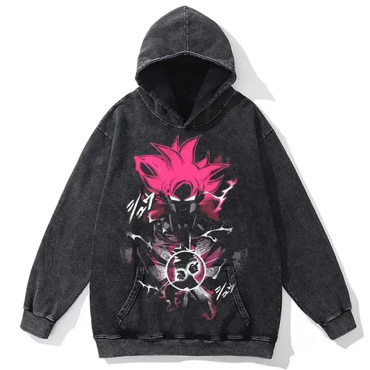 Vintage Hoodie - Super Saiyan Pink Inspiration