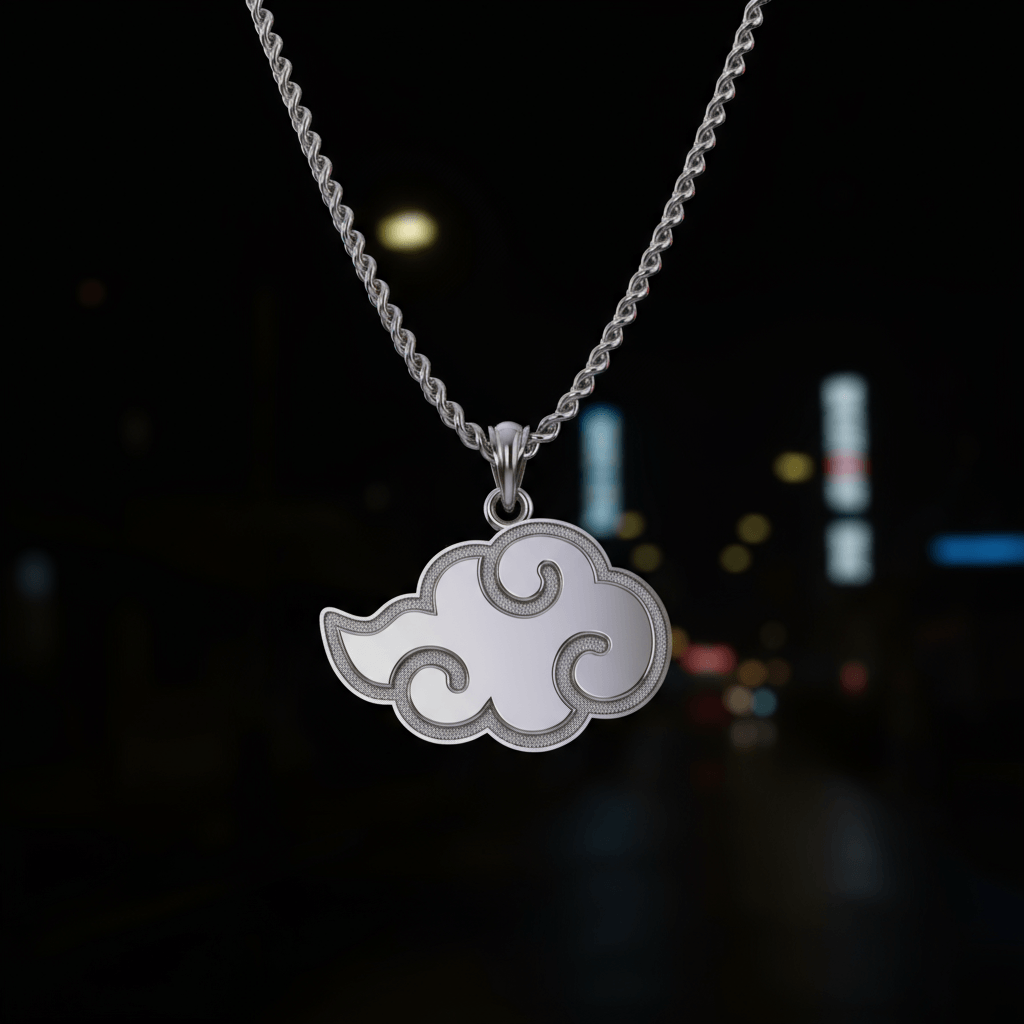 Shinobi Cloud Pendant - Stunning 925 Sterling Silver Charm – KAIWORKS Shinobi Cloud Pendant - Stunning 925 Sterling Silver Charm – KAIWORKS