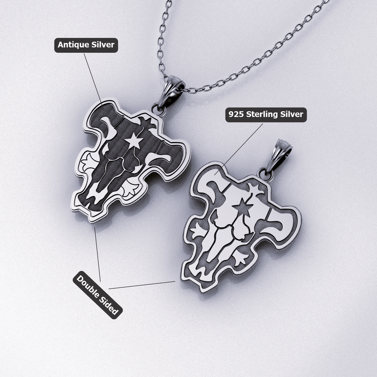 The Black Bulls Pendant
