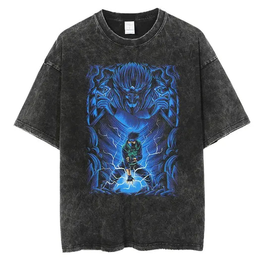 Vintage Ninja Anime-inspired T-Shirt