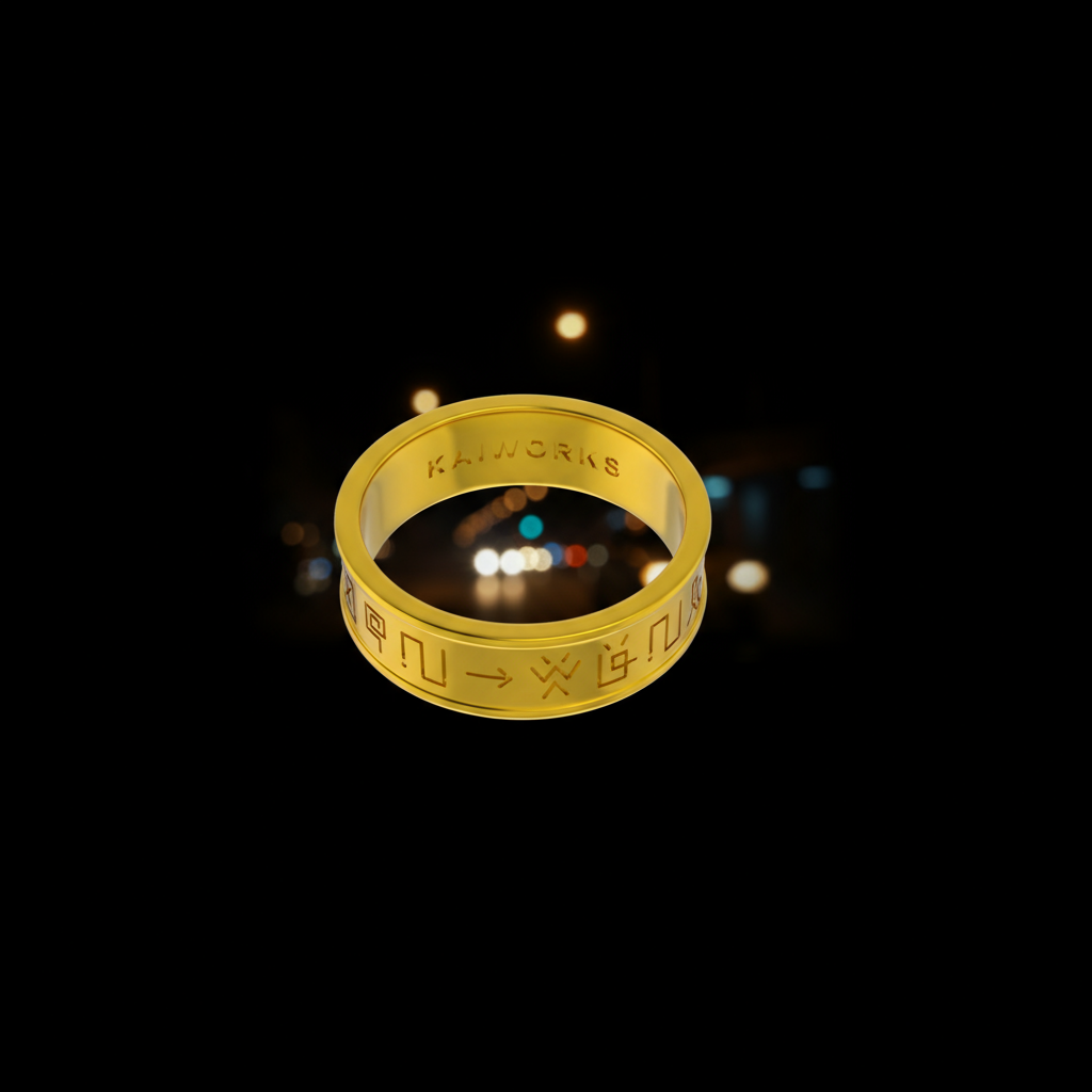 the monsters ring Digital Monsters Holy Ring – Sacred Symbol Ring Antique Silver / 11 1/2 US
