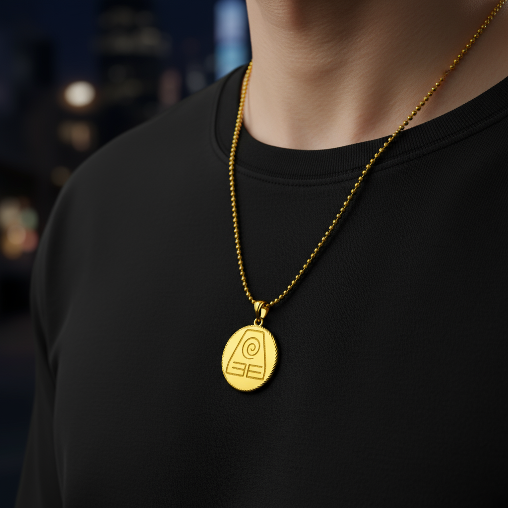 Elemental Discs Pendants – Air, Water, Earth, Fire