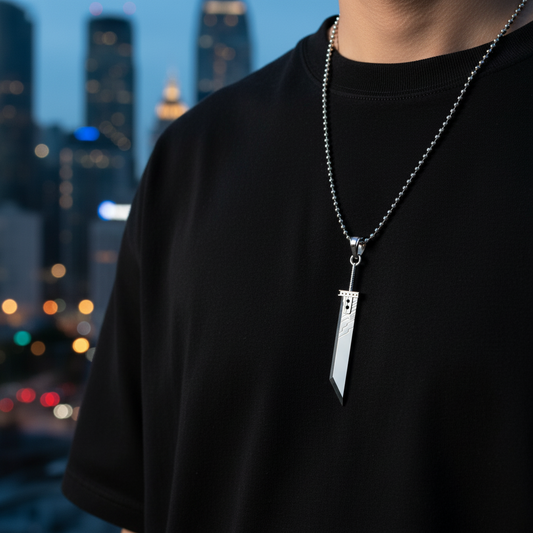 The Fantasy Sword Pendant in 14K Gold