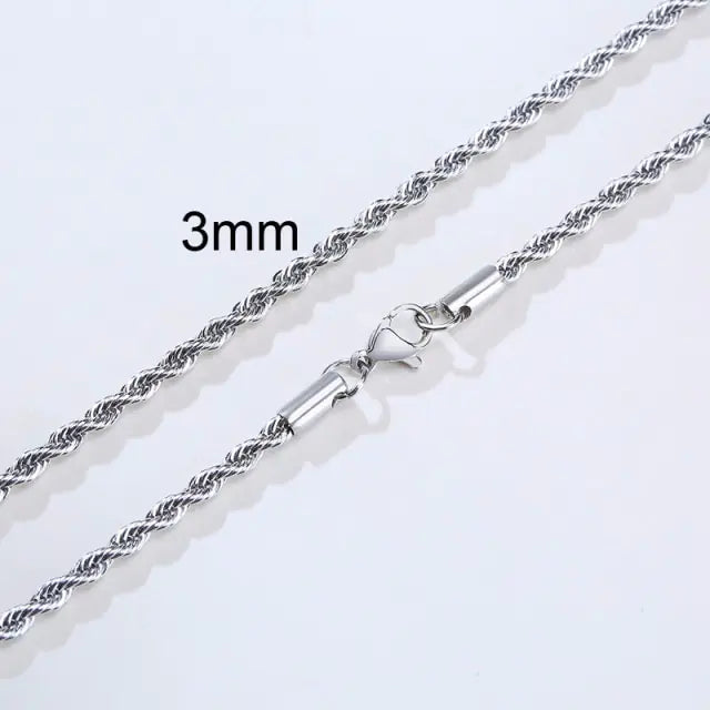 Conjunto de collares de cadena de cuerda