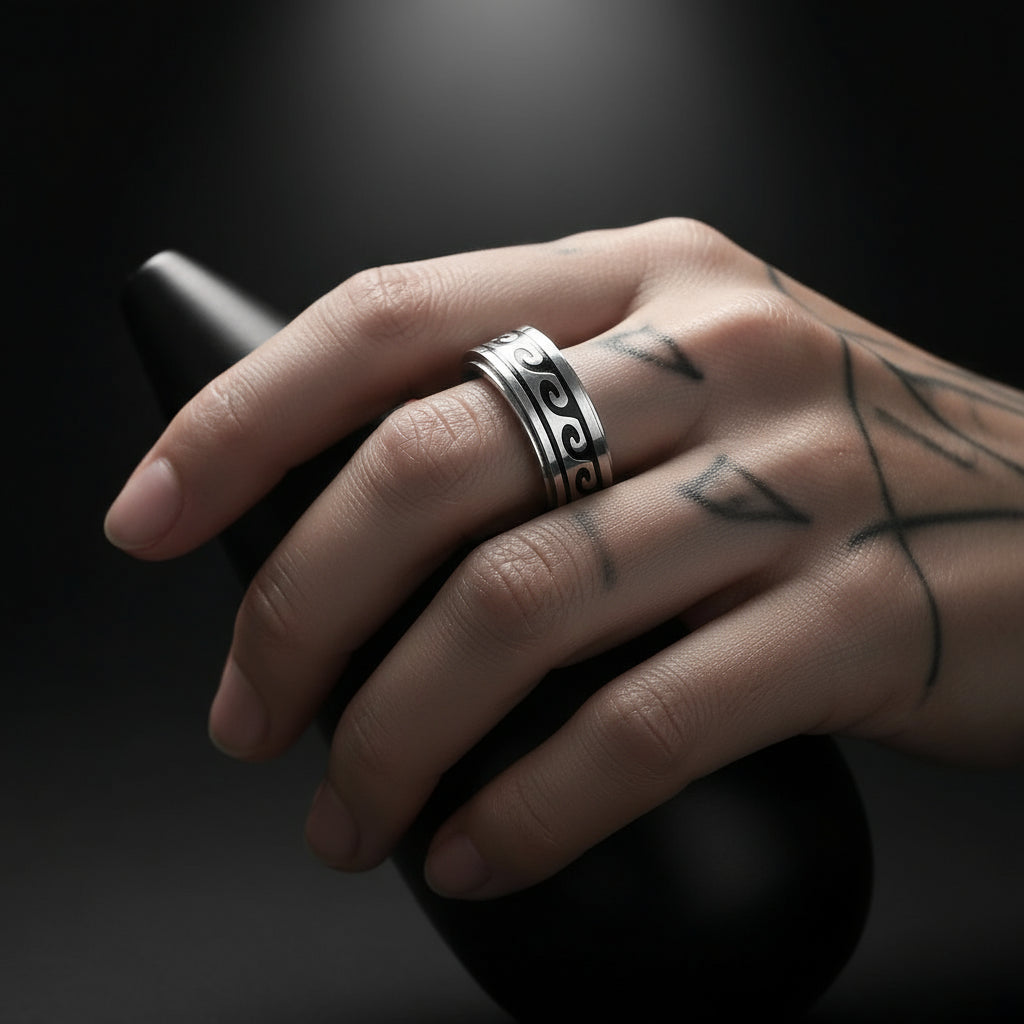 Rotatable Wave Breathing Ring