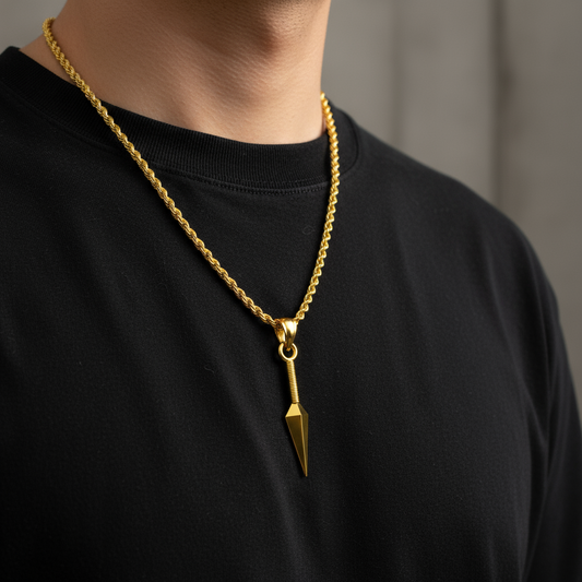 The Kunai Pendant in 14K Gold