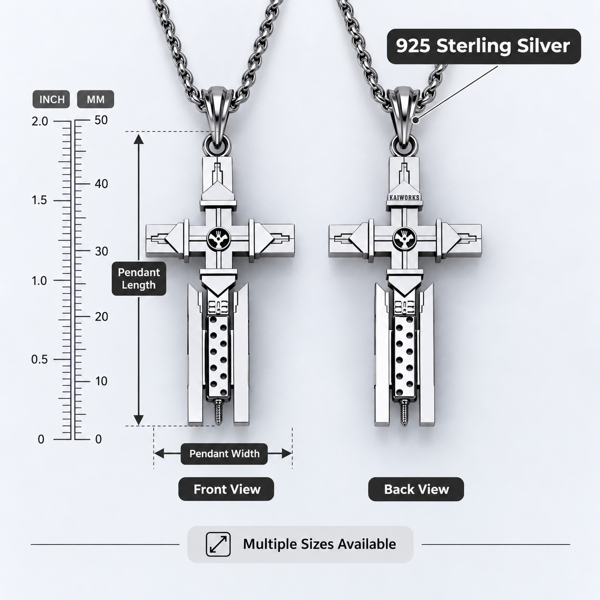 Symbol of Strength Pendant Anime Inspired