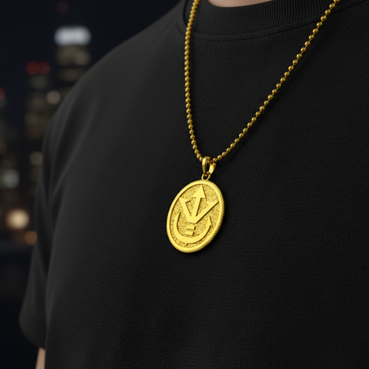 Royal Crest Pendant in 14K Gold