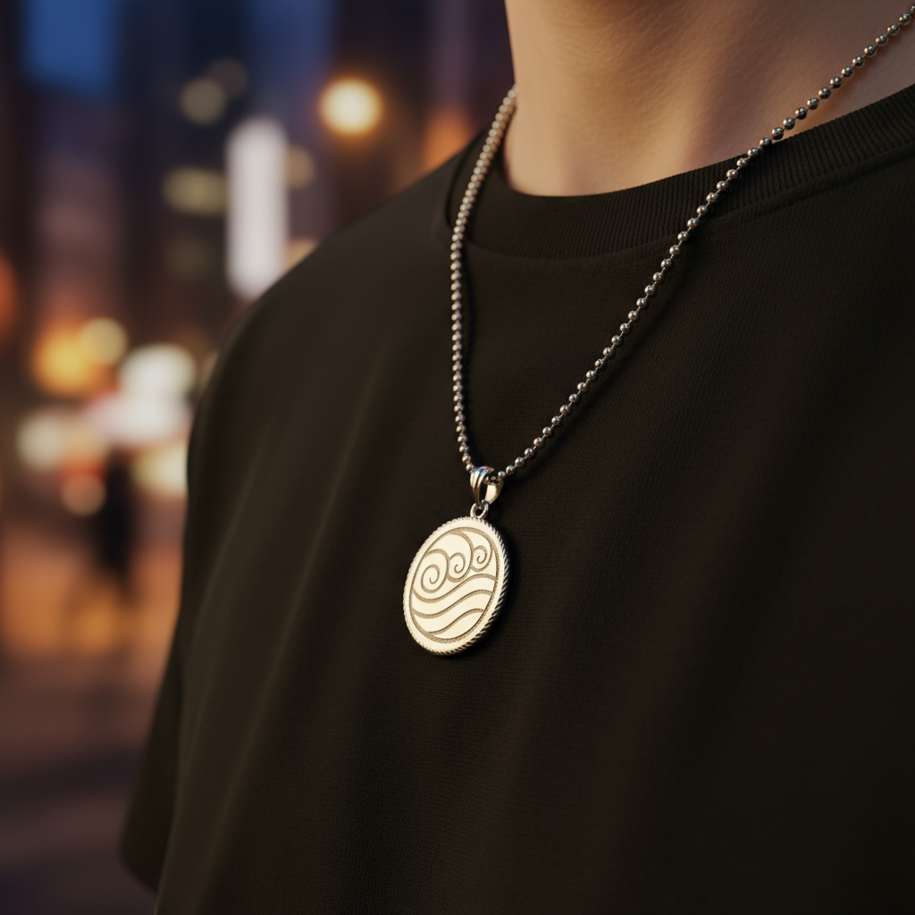 Elemental Discs Pendants – Air, Water, Earth, Fire
