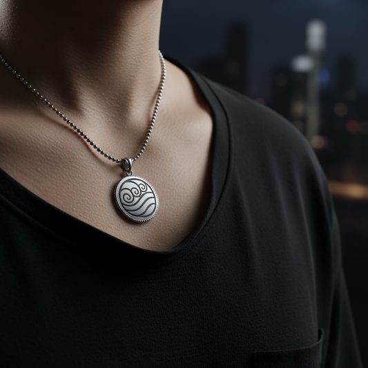 Elemental Discs Pendants – Air, Water, Earth, Fire