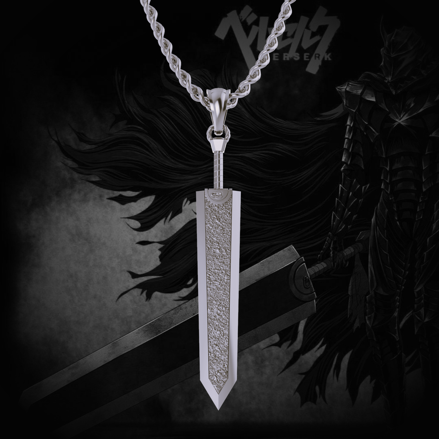 Berserk Guts Dragonslayer shops Necklace