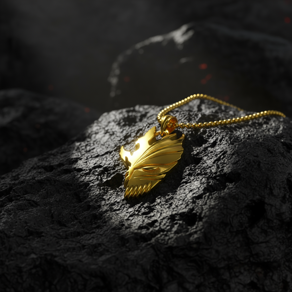 Hollow Mask Pendant