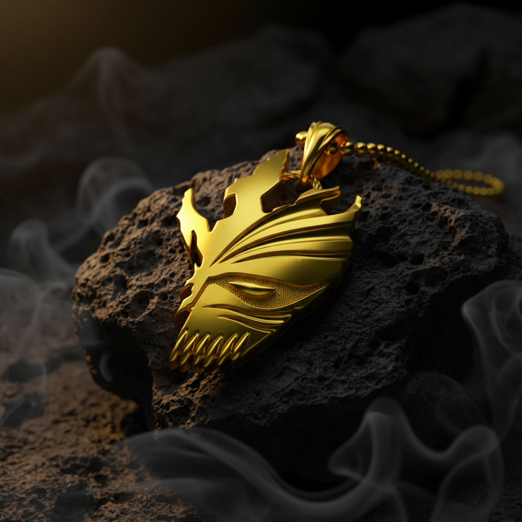 Hollow Mask Pendant