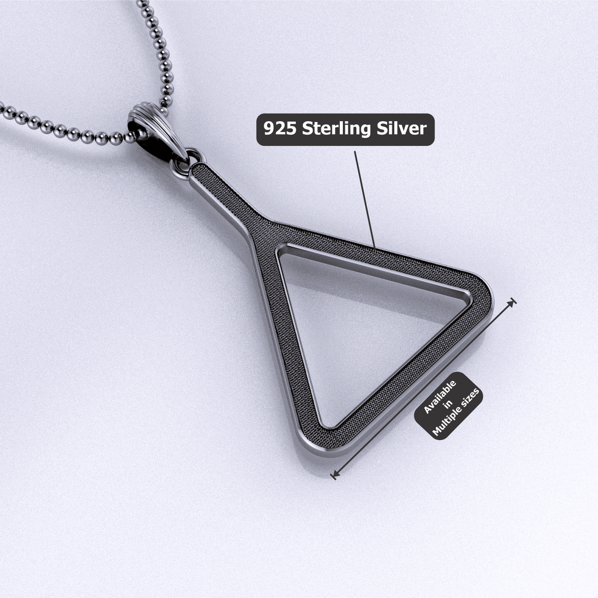 Colgante de enlace triangular