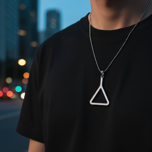 Triangle Bond Pendant – 14K Gold