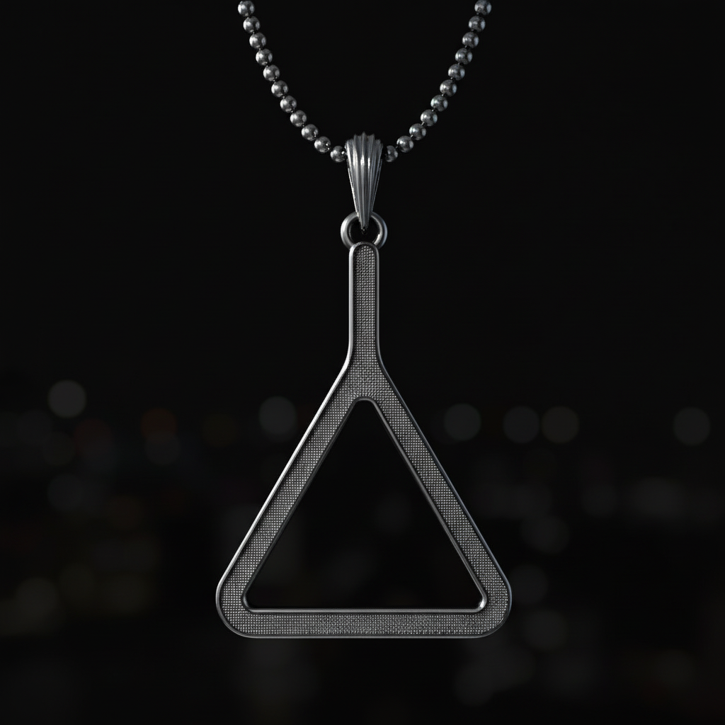 Colgante de enlace triangular