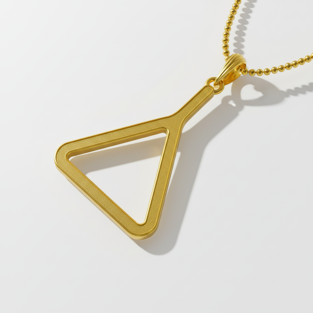 Colgante de enlace triangular