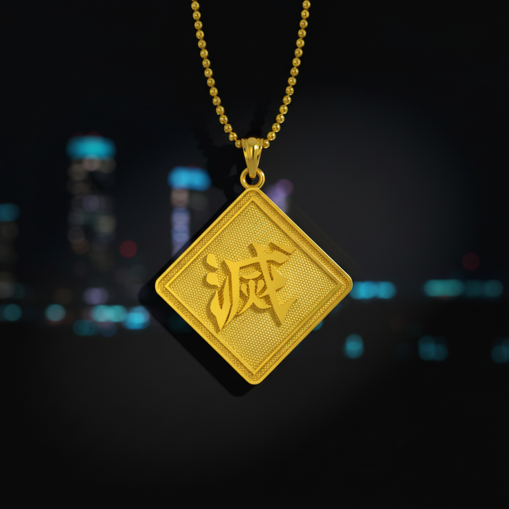 Destroy Kanji Pendant | Anime Inspired Jewelry – KAIWORKS