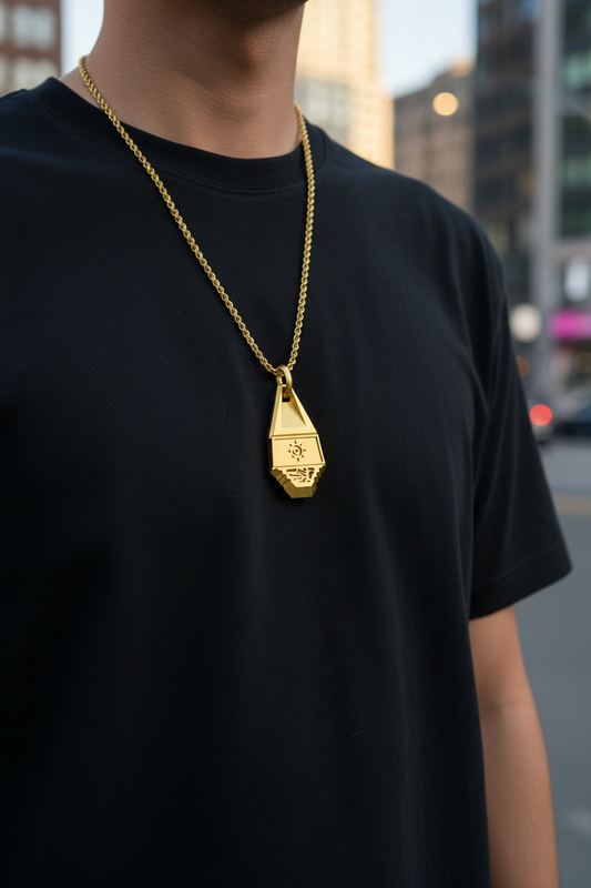 Digital-Crest Pendant – Anime Inspired