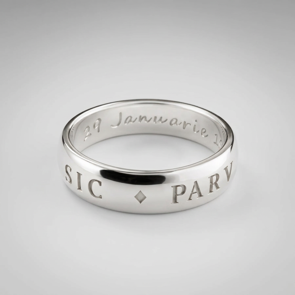 Sir Francis Drake Ring featuring intricate engraving on solid 925 sterling silver.