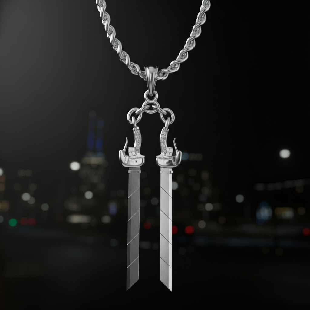 Dual Blade of Ascent Pendant