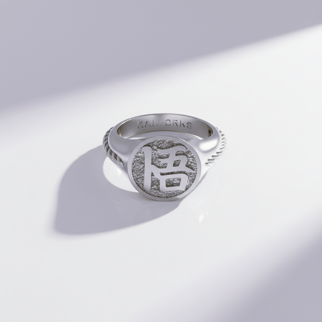 Enlightened Warrior Signet Ring