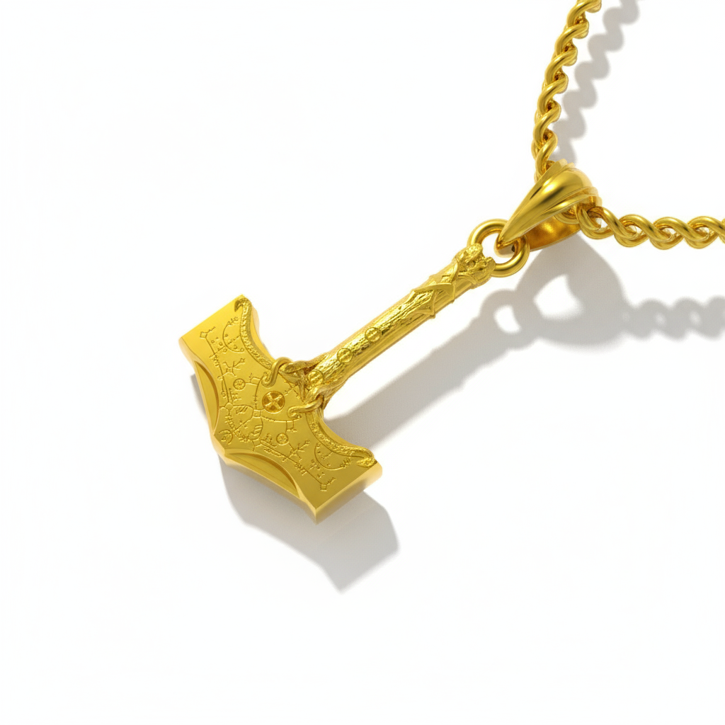 Mjolnir Hammer of Thor Pendant