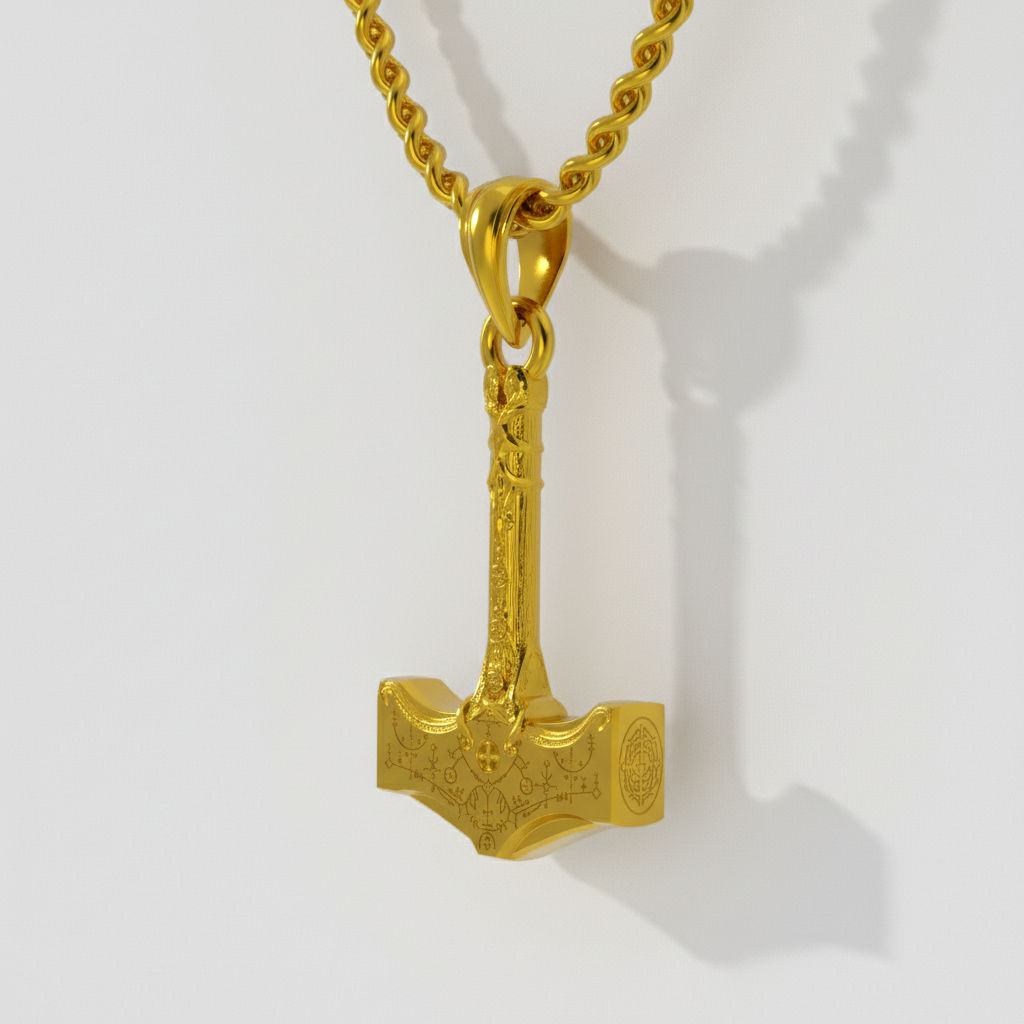 Mjolnir Hammer of Thor Pendant