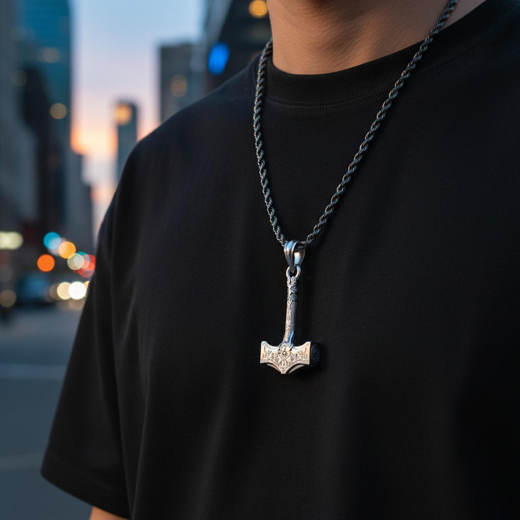 Mjolnir Hammer of Thor Pendant