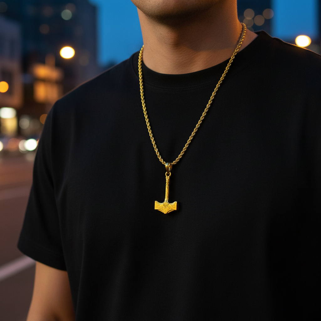 Mjolnir Hammer of Thor Pendant