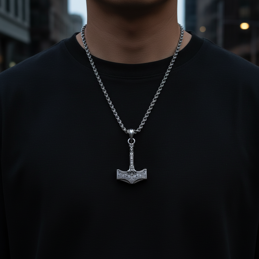 Mjolnir Hammer of Thor Pendant