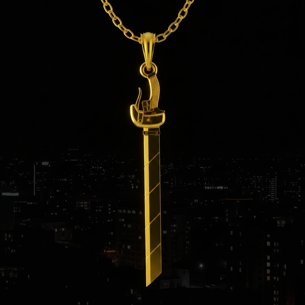 Blade of Ascent Pendant – Tribute to Precision and Valor – KAIWORKS