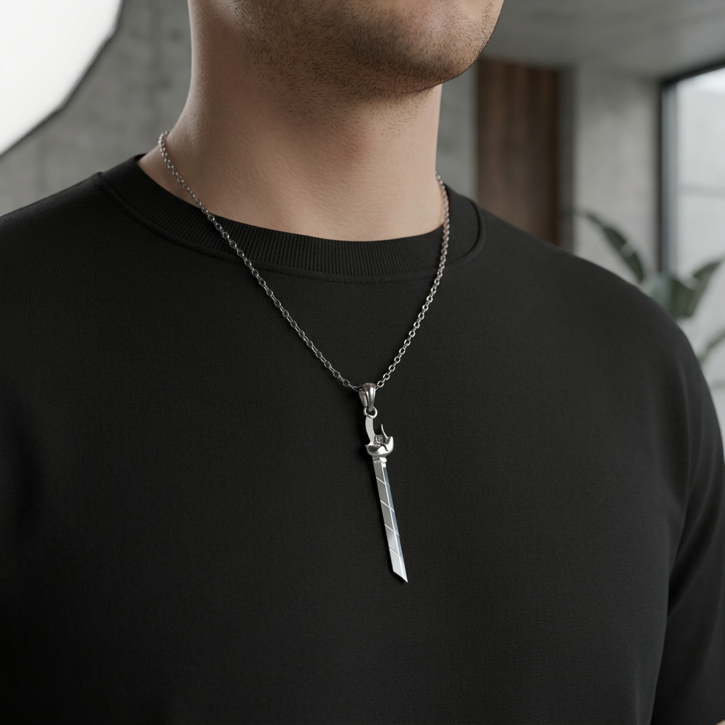Blade of Ascent Pendant in 14K Gold