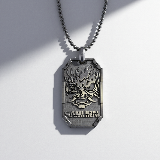 Cyberpunk Ronin Pendant