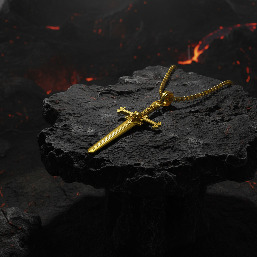 Cyberpunk Sword Pendant