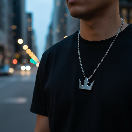 Crown of Light Pendant – 14K Gold Edition
