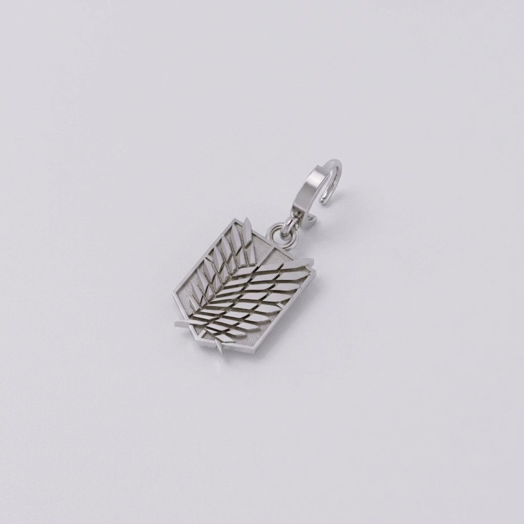 A pair of 14K gold earrings featuring a winged design, set against a dark textured background.