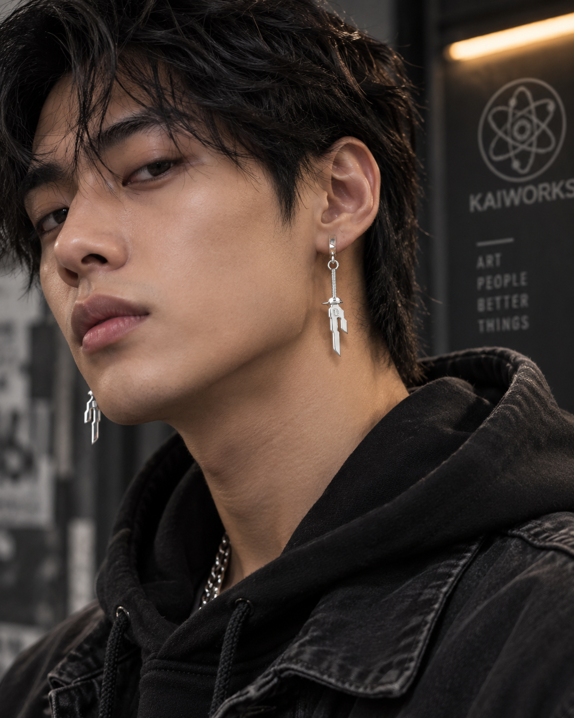 Inverted Spear Earrings