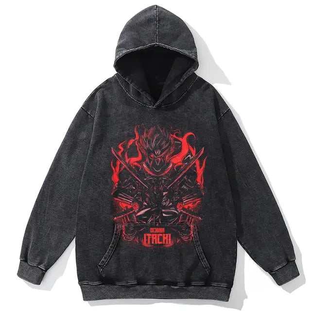 NS Anime Oversized Vintage Hoodies