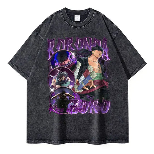 Roronoa Zoro OP Oversized Vintage T-Shirt