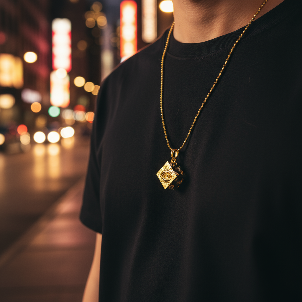 El colgante del cubo sellado 