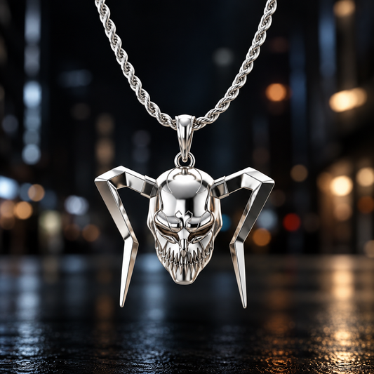 Full Hollow Mask Pendant