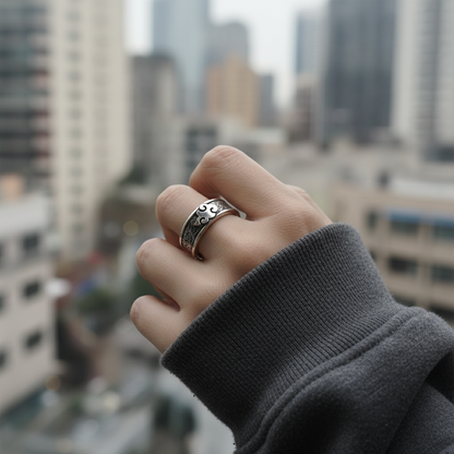 Shinobi Cloud Ring Band