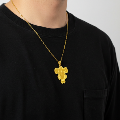 Anhänger „Fünfblättriges Kleeblatt“ 