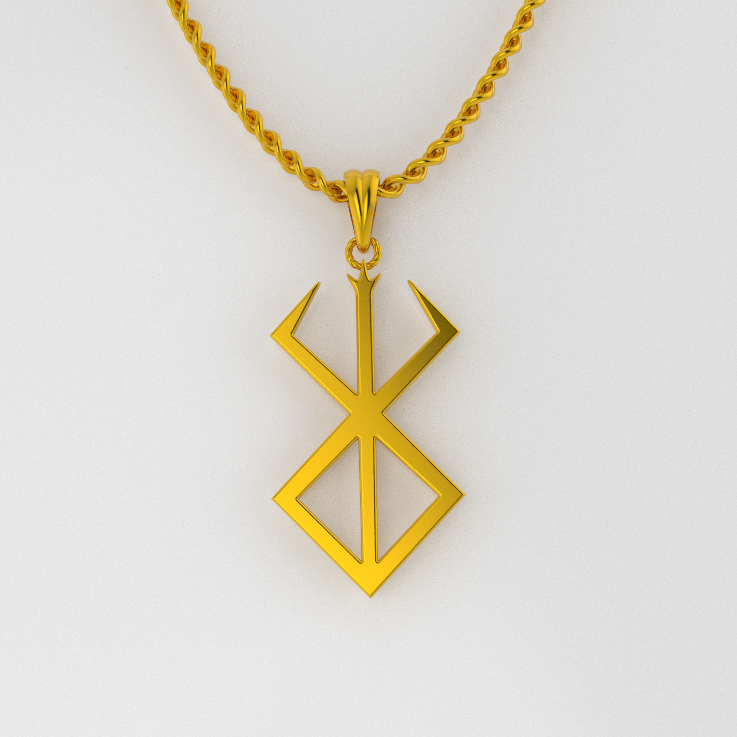 Berserk Symbol Necklace The Mad Warrior of Norse Viking Mythology Keyring  Pendant Fashion Jewelry | Wish