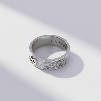 Banda de anillo de la marca Sacrifice Plata esterlina 5 EE.UU