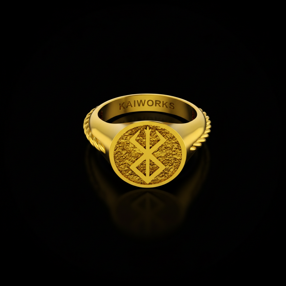 Sacrifice Signet Ring – Dark fantasy Symbol of Fate – KAIWORKS