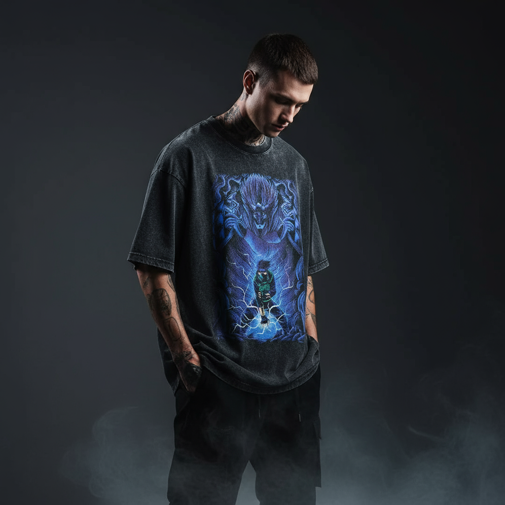 Vintage Ninja Anime-inspired T-Shirt