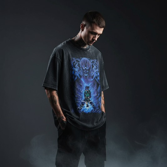 Vintage Ninja Anime-inspired T-Shirt