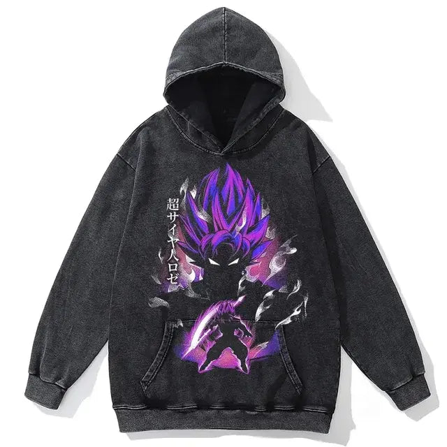 Super Saiyan Rose Goku Black Oversized Hoodie